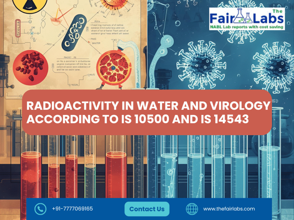 Radioactivity in Water and Virology according to IS 10500 and IS 14543