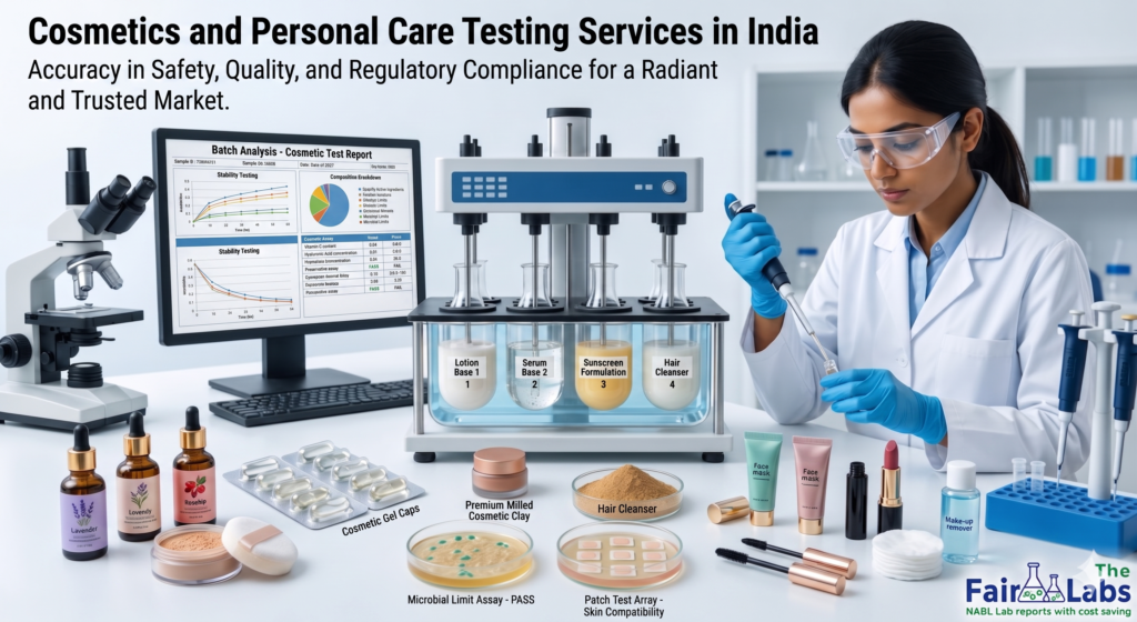 cosmetics and personal care testing in india