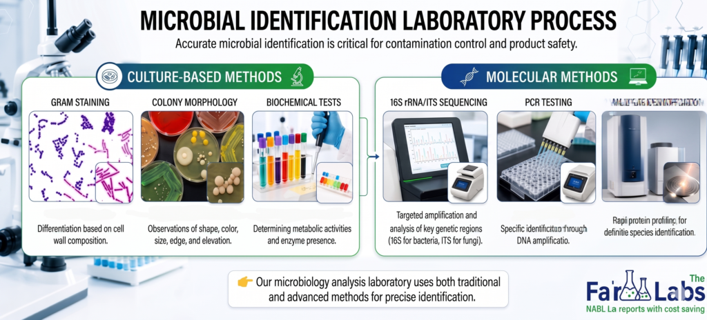 microbiological testing services identification