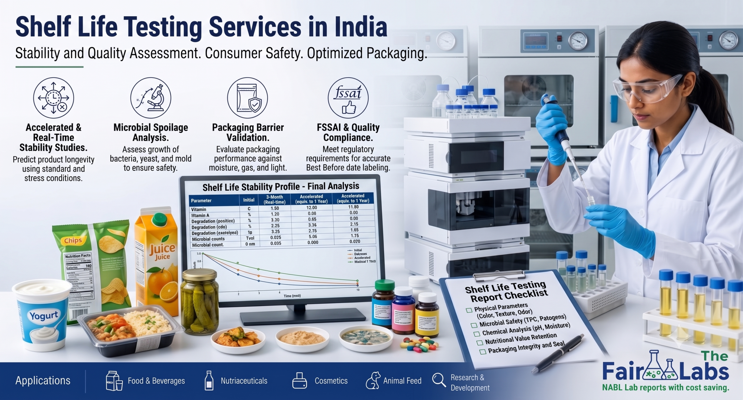 shelf life testing services in india