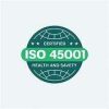 health and safety certification badge vector image